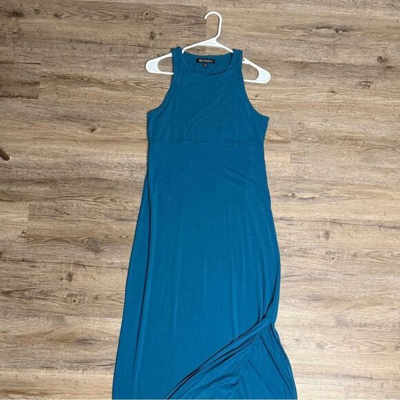 Athleta Teal Maxi Dress - Picture 2 of 11